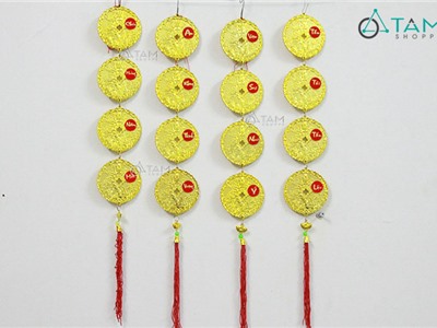 Dây treo Tết Đồng tiền vàng số 49 (70cm)